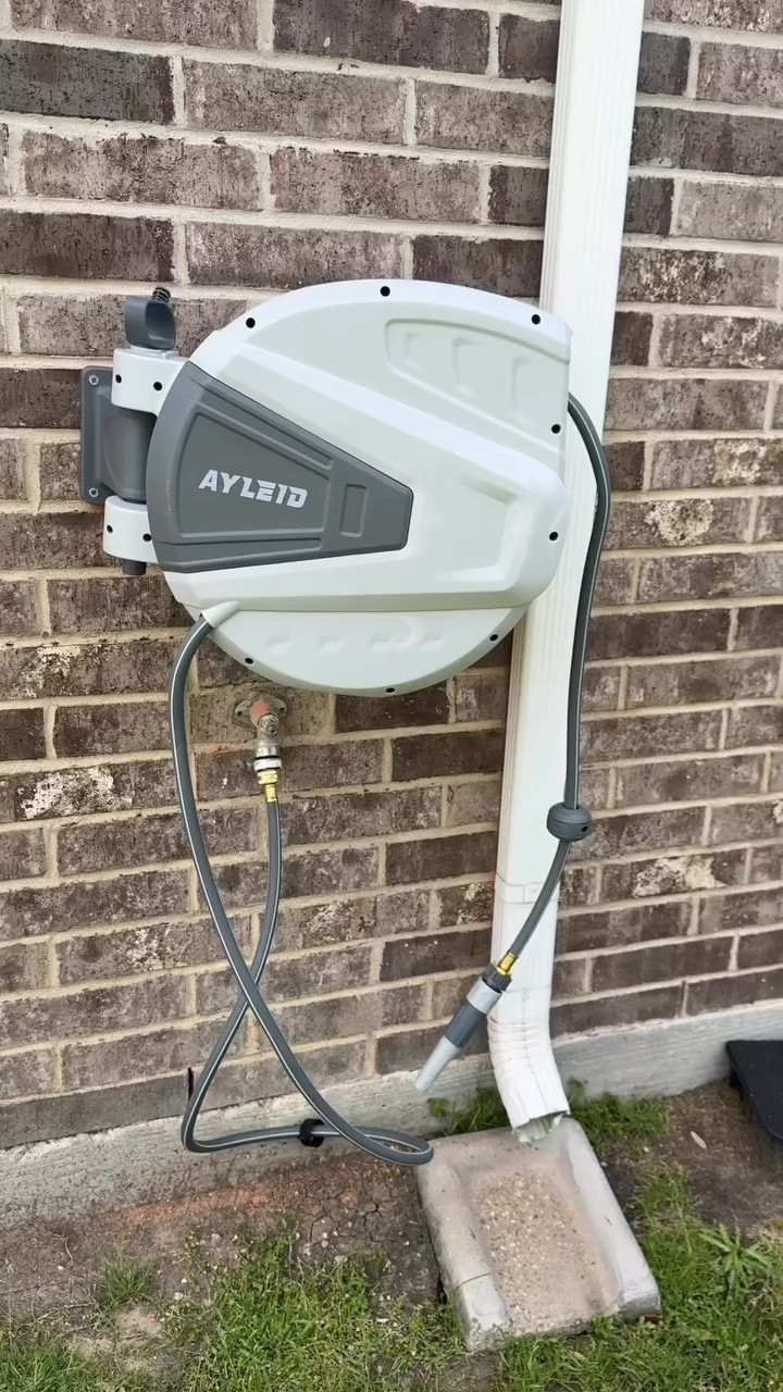 Currently on sale for 33% off

The Ayleid Retractable Garden Hose Reel,1/2 in x 100 ft Wall Mounted Hose Reel, comes with a 9- Function Sprayer Nozzle, Any Length Lock/Slow Return System/Wall Mounted/180°Swivel Bracket is the perfect home upgrade!

Watering just got so much easier comment “Hose” and send DM you the link

No more dragging around a big bulky water hose, no tangles, and it retracts with just a little tug. 

@ayleidtools #retractablehose #hosereel