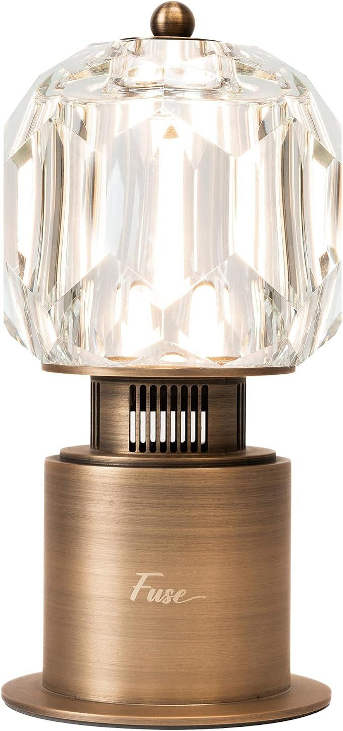 Soluna Crystal Bluetooth Speaker Lamp | Hand Polished Prism Table Lamp with Built-in Speaker | Bl... | Amazon (US)