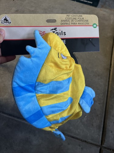 Disney Tails The Little Mermaid Flounder Pet Costume Size M Outfit  | eBay | eBay US