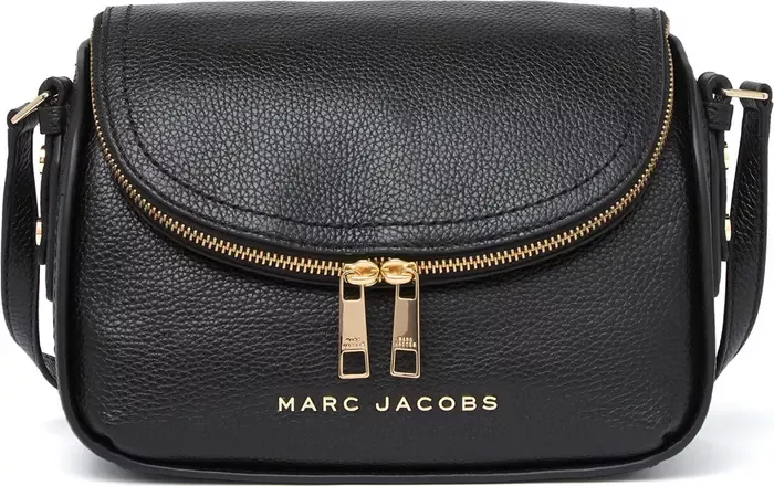  Marc Jacobs Rider Leather Crossbody Bag (Black) : Clothing,  Shoes & Jewelry