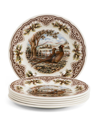 6pk Pheasant Salad Plates | Marshalls