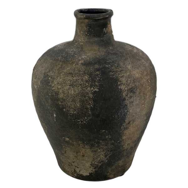 Black Ceramic Vase, 10.5" | At Home