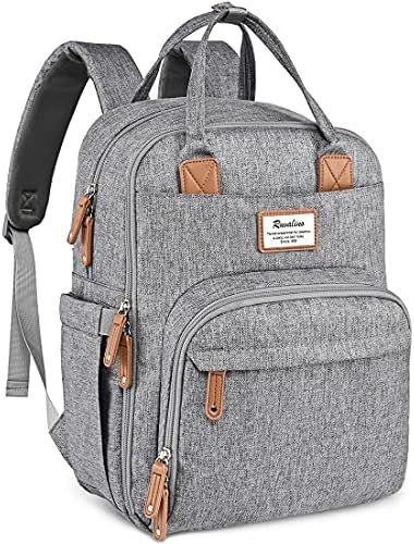 Diaper Bag Backpack, RUVALINO Multifunction Travel Back Pack Maternity Baby Changing Bags, Large ... | Amazon (US)