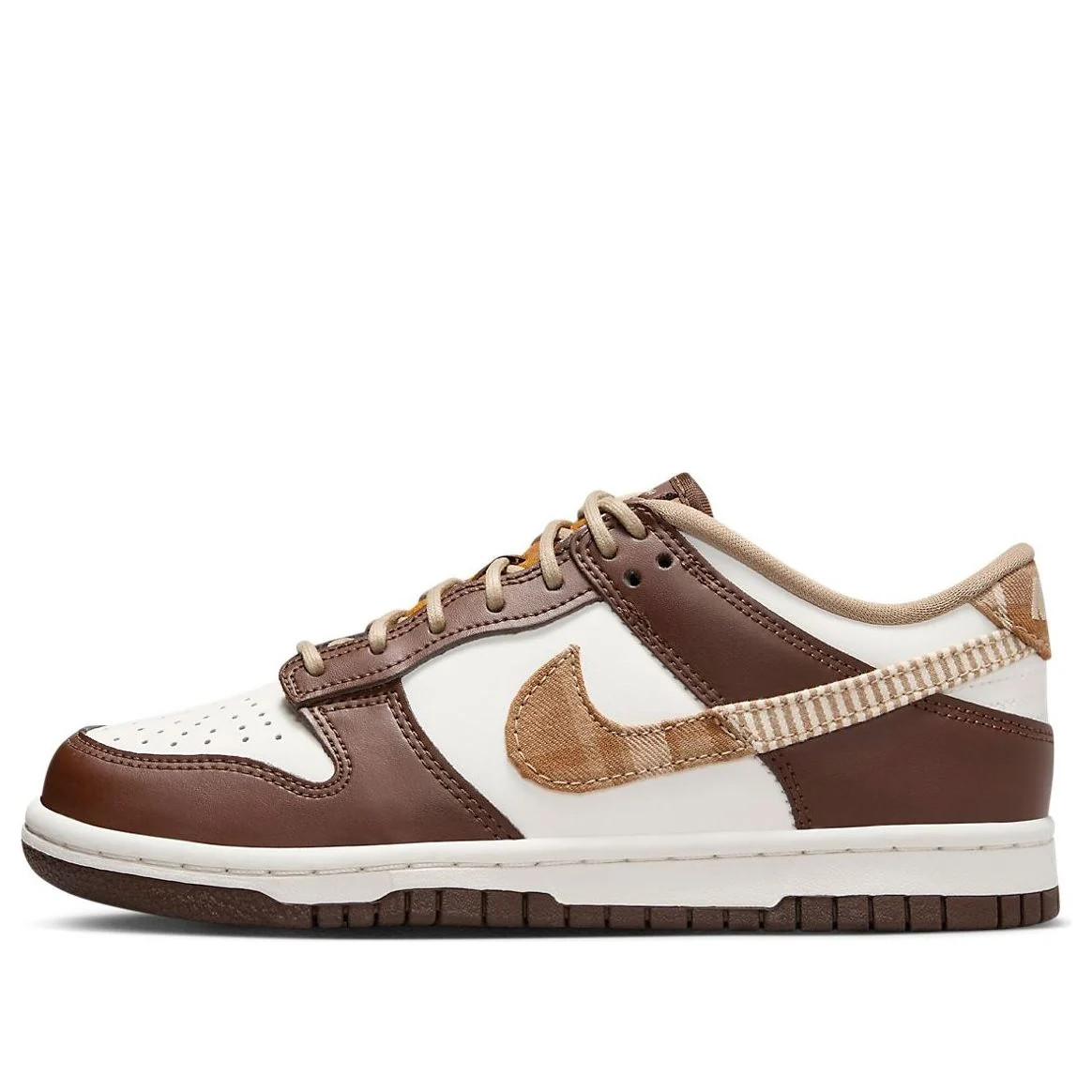 (GS) Nike Dunk Low 'Plaid Brown' FV3653-191 | KICKS CREW