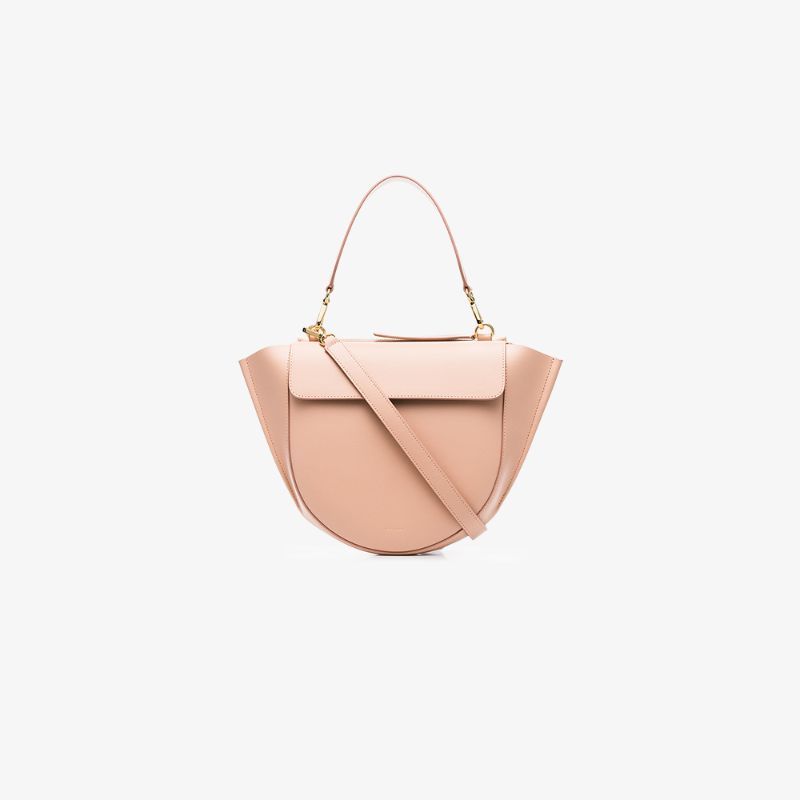 Wandler pink Hortensia medium leather shoulder bag | Browns Fashion