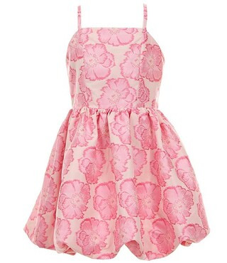 Social Big Girls Sleeveless Floral Bubble Hem Dress | Dillard's