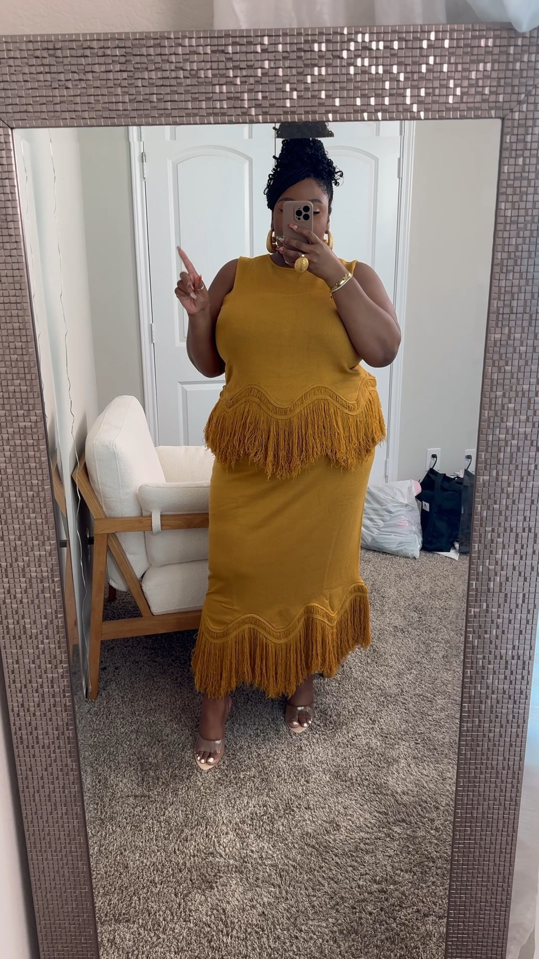 Plus size transitional two piece set from ELOQUII. I am wearing a size 22/24. Both are on sale right now. So, I would size down on this, because it is very stretchy. Use code “ASHLEYXSPANX” for 15% off new customers plus free shipping on the shaper!

Plus, size fashion. Fashion finds. Plus size skirt. Plus size sweater outfit. Fall fashion. Plus size fall outfits. 

#LTKPlusSize #LTKFindsUnder100 #LTKSeasonal