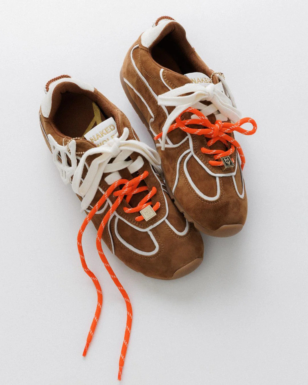 Adored Tan/White Suede | Naked Wolfe