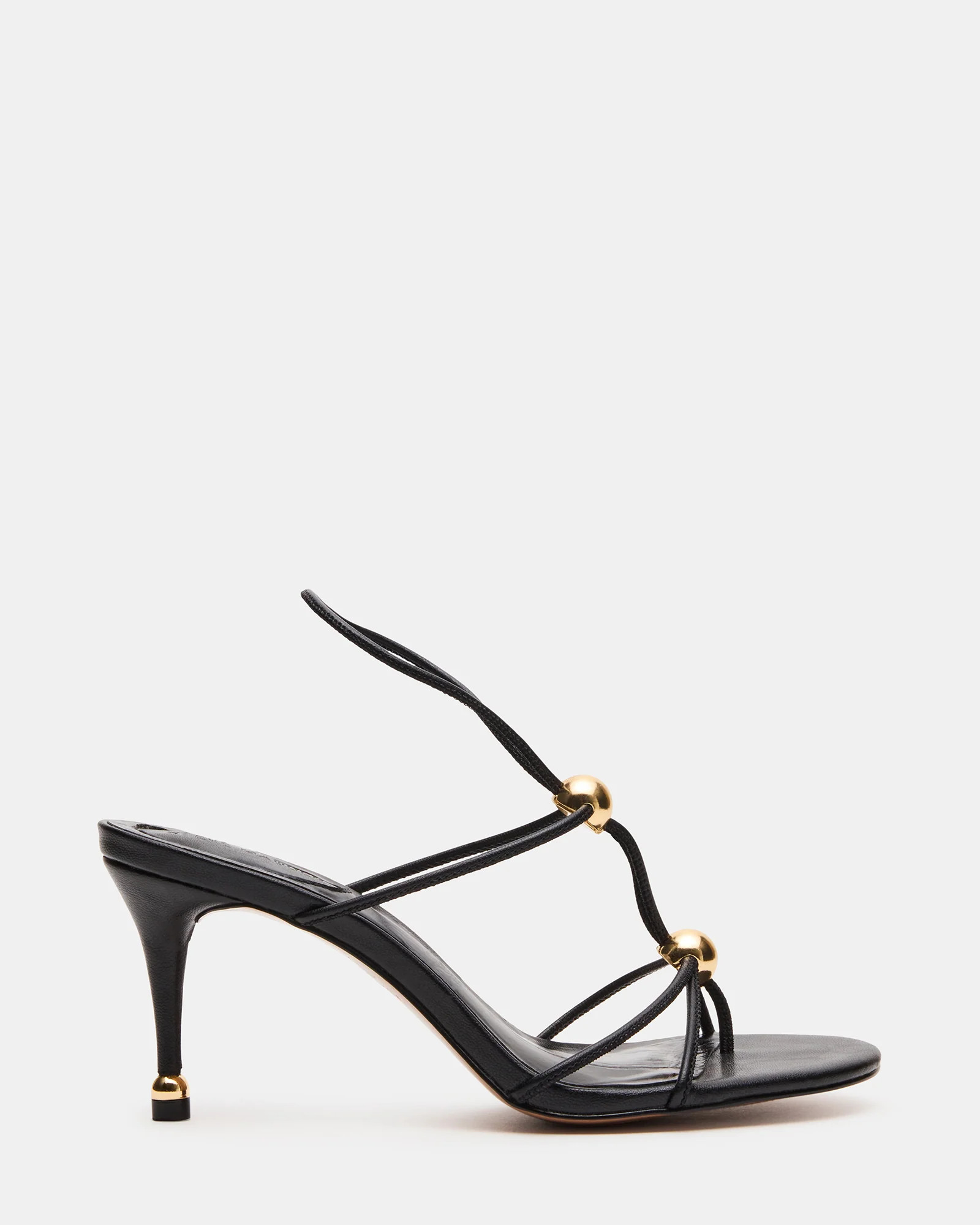 RAMOS Black Strappy Stiletto Women's Heel | Steve Madden (US)