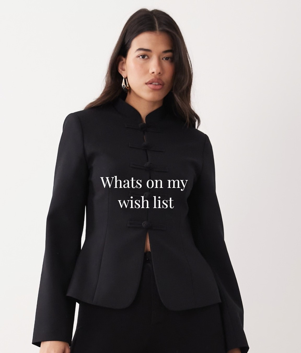 What’s on my wish list rn!!

Mandarin collar blazer, frog closure jacket, SS26

#LTKuk #LTKgiftguide #LTKspring