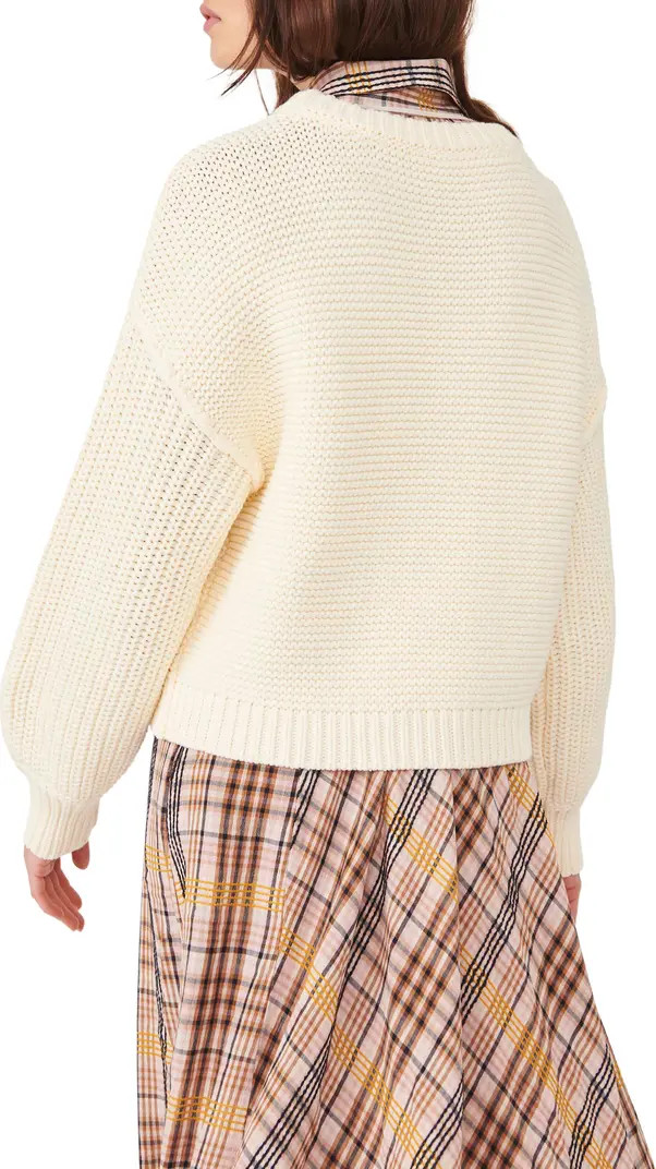 Free People Dream Cable Crewneck Sweater | Nordstrom | Nordstrom