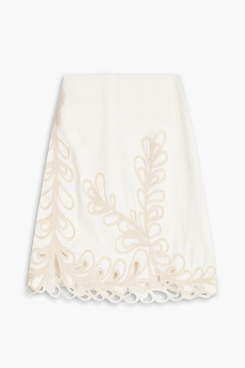 Janetty broderie anglaise cotton mini skirt | The Outnet (UK and Europe)