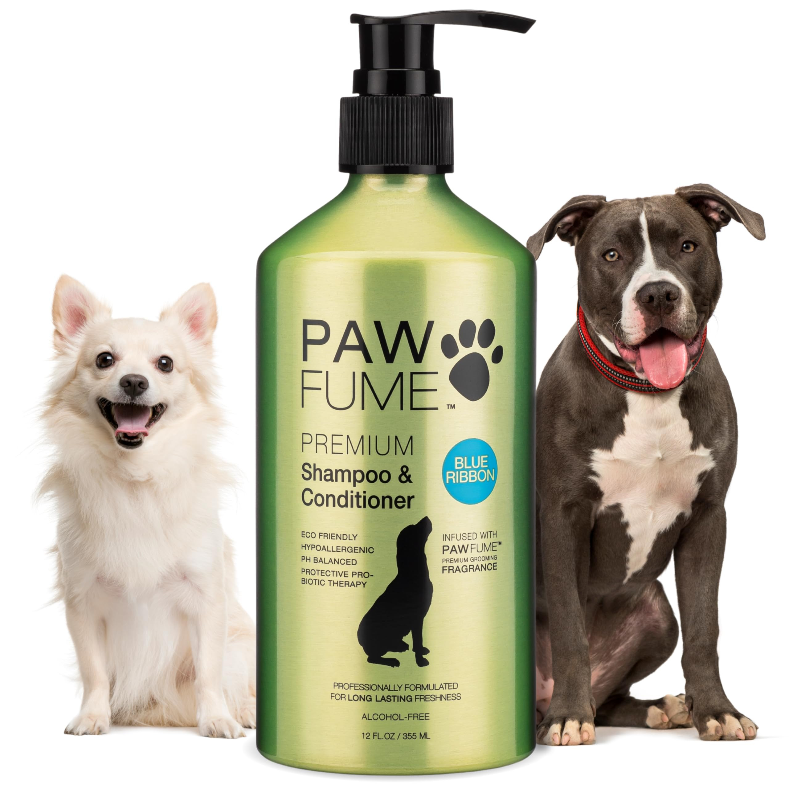 PAWFUME Dog Shampoo and Conditioner, Blue Ribbon, 1-Pack – Nourish & Detangle for a Silky Soft ... | Amazon (US)