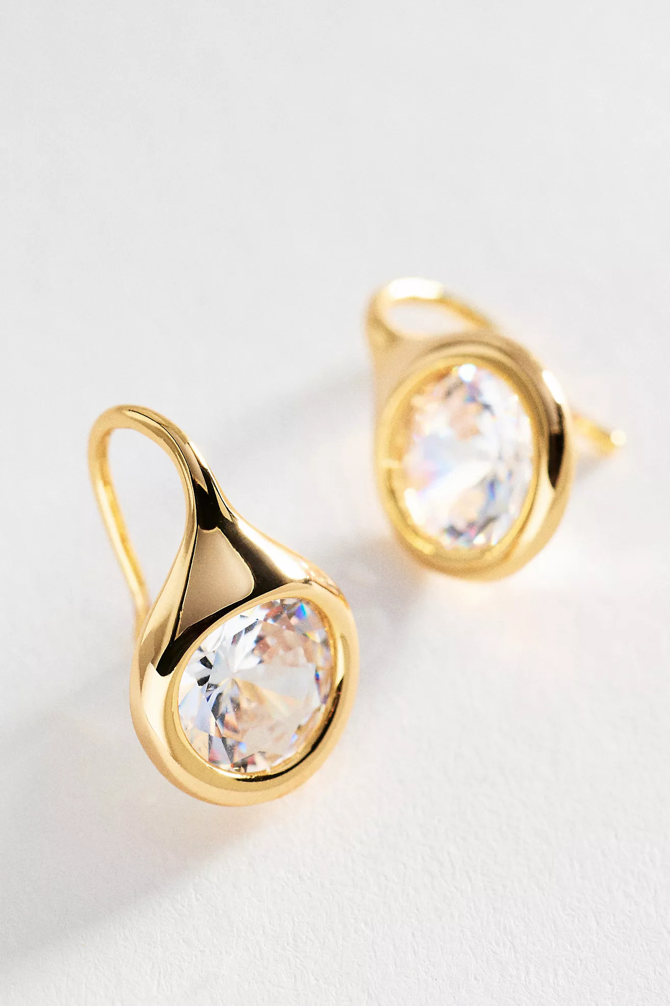 Crystal Fishhook Earrings | Anthropologie (US)