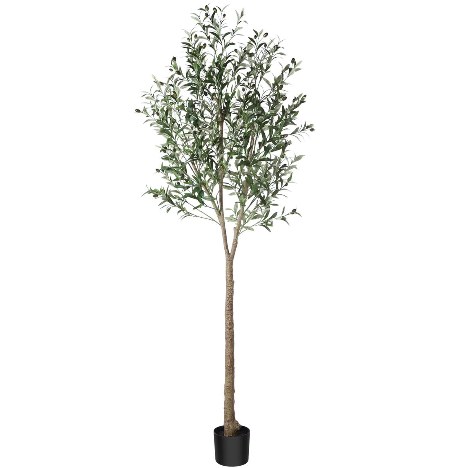 CROSOFMI Artificial Olive Tree Plant 7 Feet Fake Topiary Silk Tree, Perfect Faux Plants in Pot fo... | Amazon (CA)