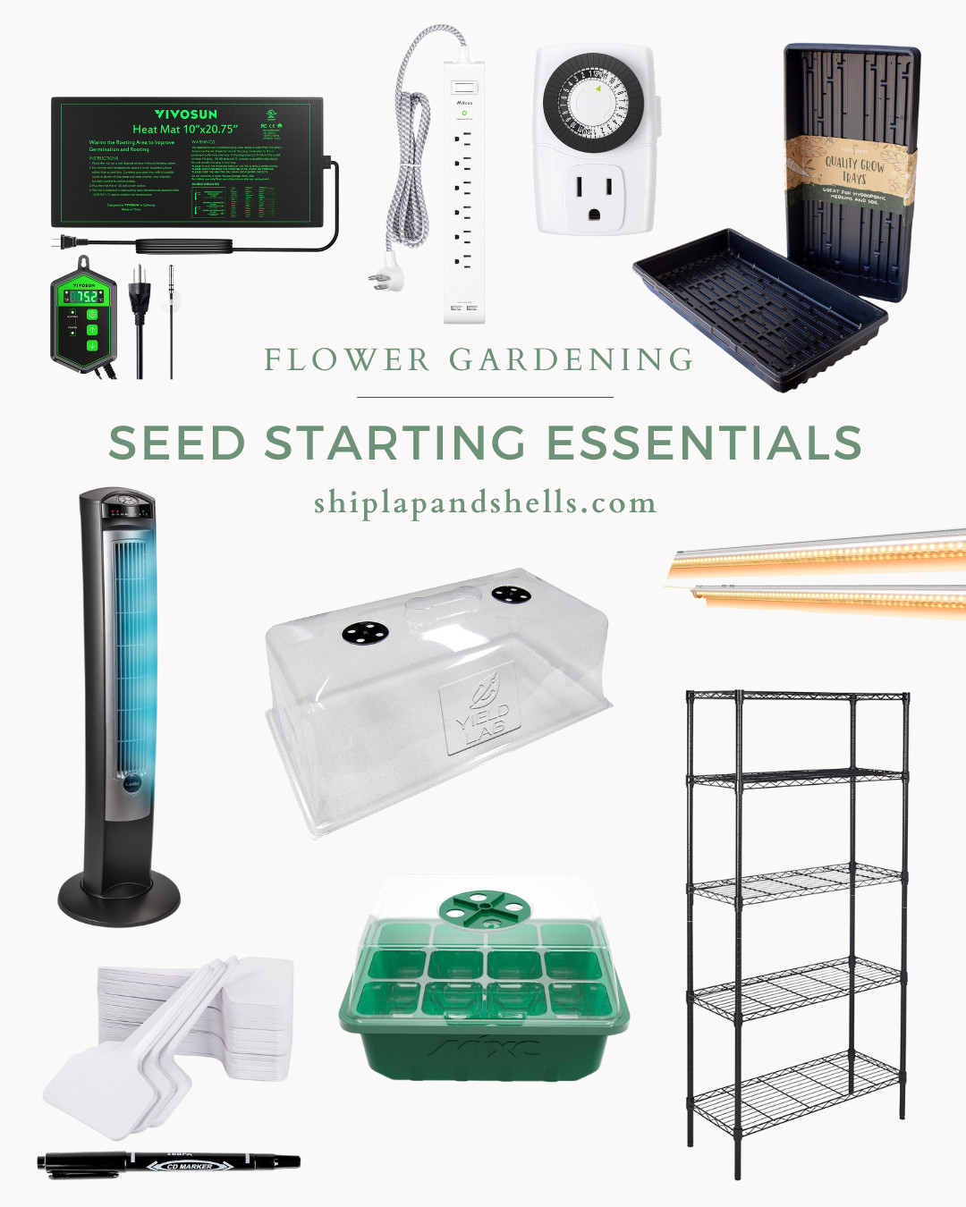 Sow your own flower seeds at home for a beautiful cut flower garden with these essential seed starting supplies including gardening tools, humidity trays, soil moisture meters, plant labels and more. 
 

 #LTKSeasonal #LTKHome #LTKFindsUnder100