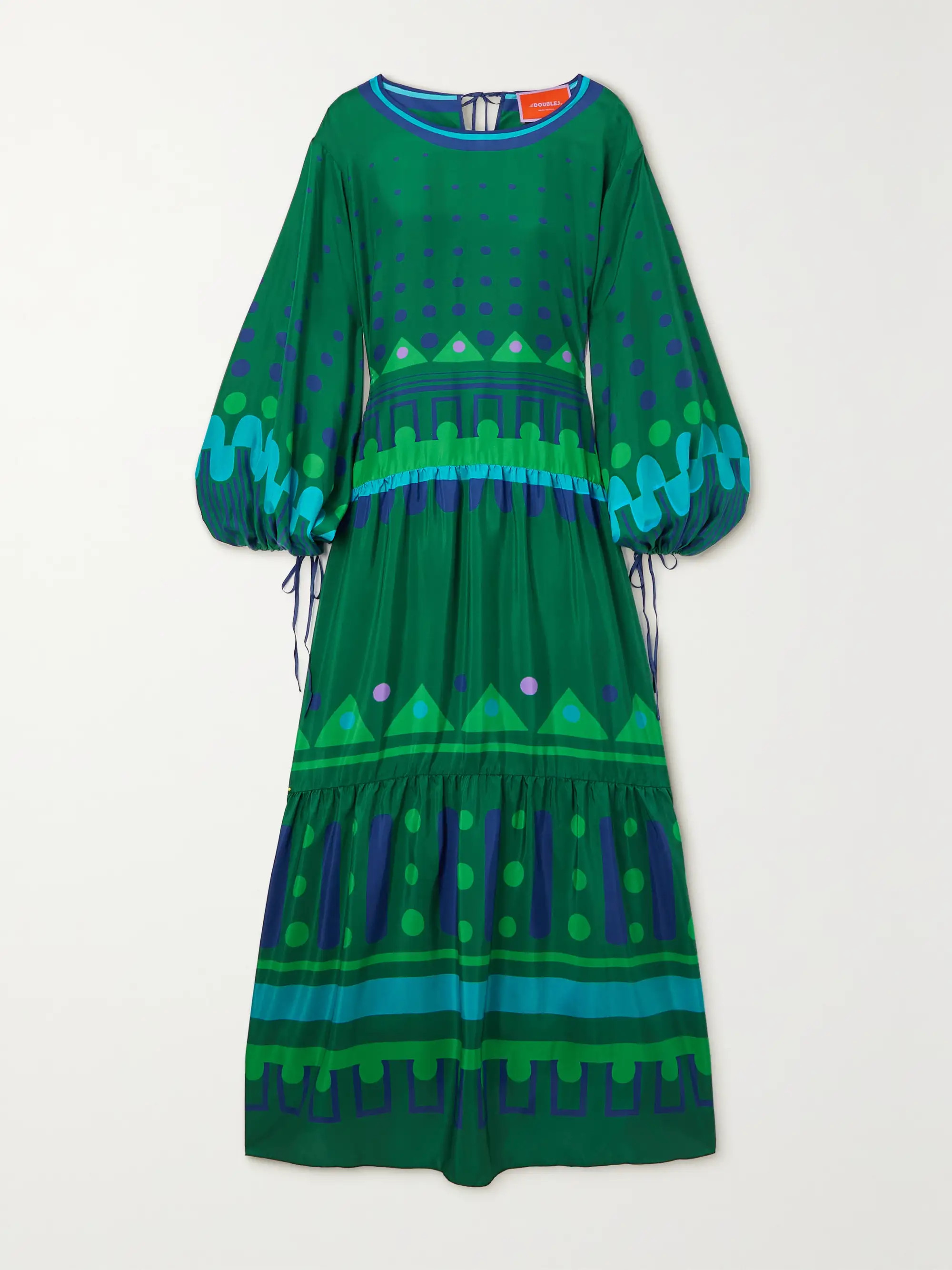 Vesta printed silk-twill maxi dress | NET-A-PORTER (US)