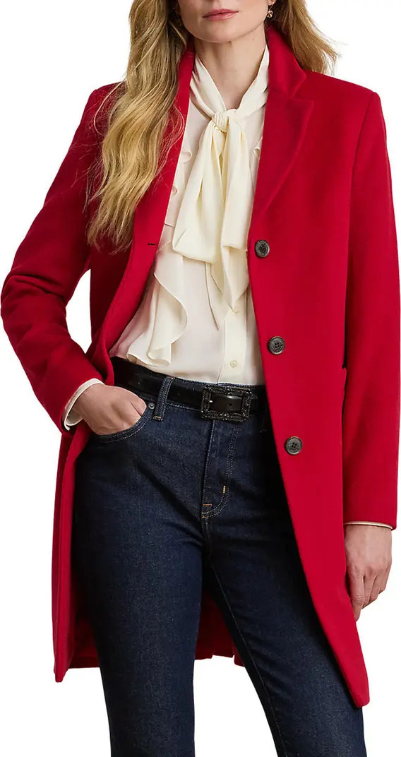 Longline Wool Blend Coat | Nordstrom