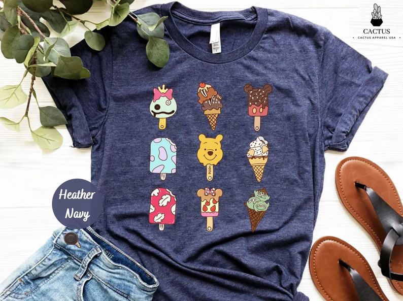 Disney Ice Cream Shirt, Disney Winnie the Pooh Shirt, Disney Summer Shirt, Ice Cream Shirt, Magic... | Etsy (US)