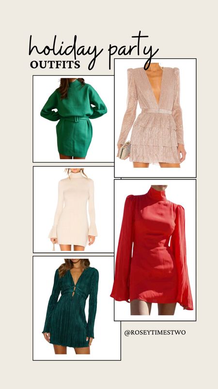 Holiday party outfits!

Dresses, Hello Molly, Revolve