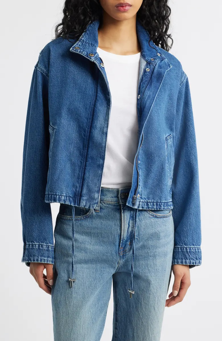 Denim Crop Field Jacket | Nordstrom