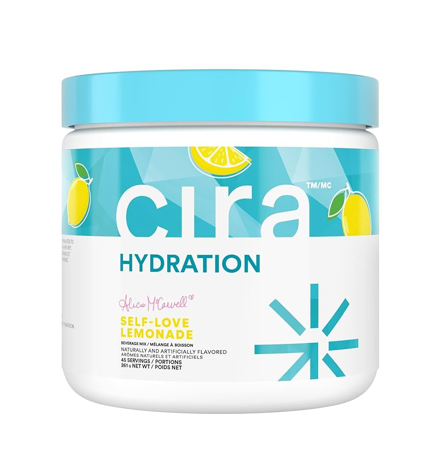 Cira Hydration Powder x Alicia McCarvell's Electrolyte Drink Mix with Himalayan Salt for Dehydrat... | Amazon (US)