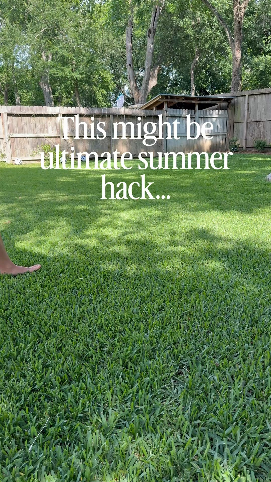 This might be the ultimate summer hack to keep kids outside for longer and burning off all their extra energy. 

These mega bubbles took me 2 minutes to mix together and my kids ran around popping them all afternoon! My 5-year old even quickly figured out how to make them for her brother!