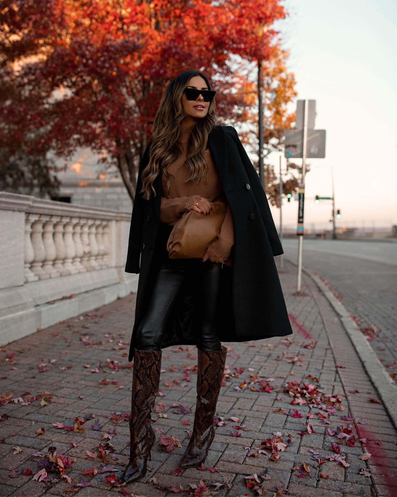 Fall outfit ideas
Favorite fall colors - black and chocolate brown
Mango black coat
Shopbop faux leather pants
Knee high boots
Revolve distressed sweater 

#LTKfindsunder100 #LTKworkwear #LTKstyletip