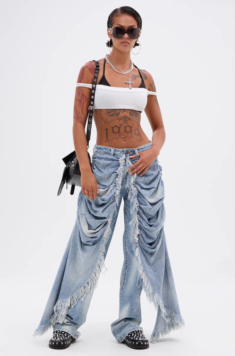 ALL OVER THE PLACE DENIM PANT | AKIRA