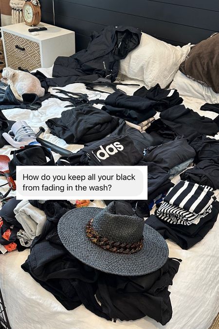 I get this question all the time. How do I keep all of my black clothing from fading in the wash. I’ve been using the OxiClean dark protect laundry detergent, and it works wonders.

#LTKHome #LTKFindsUnder50 #LTKxWalmart