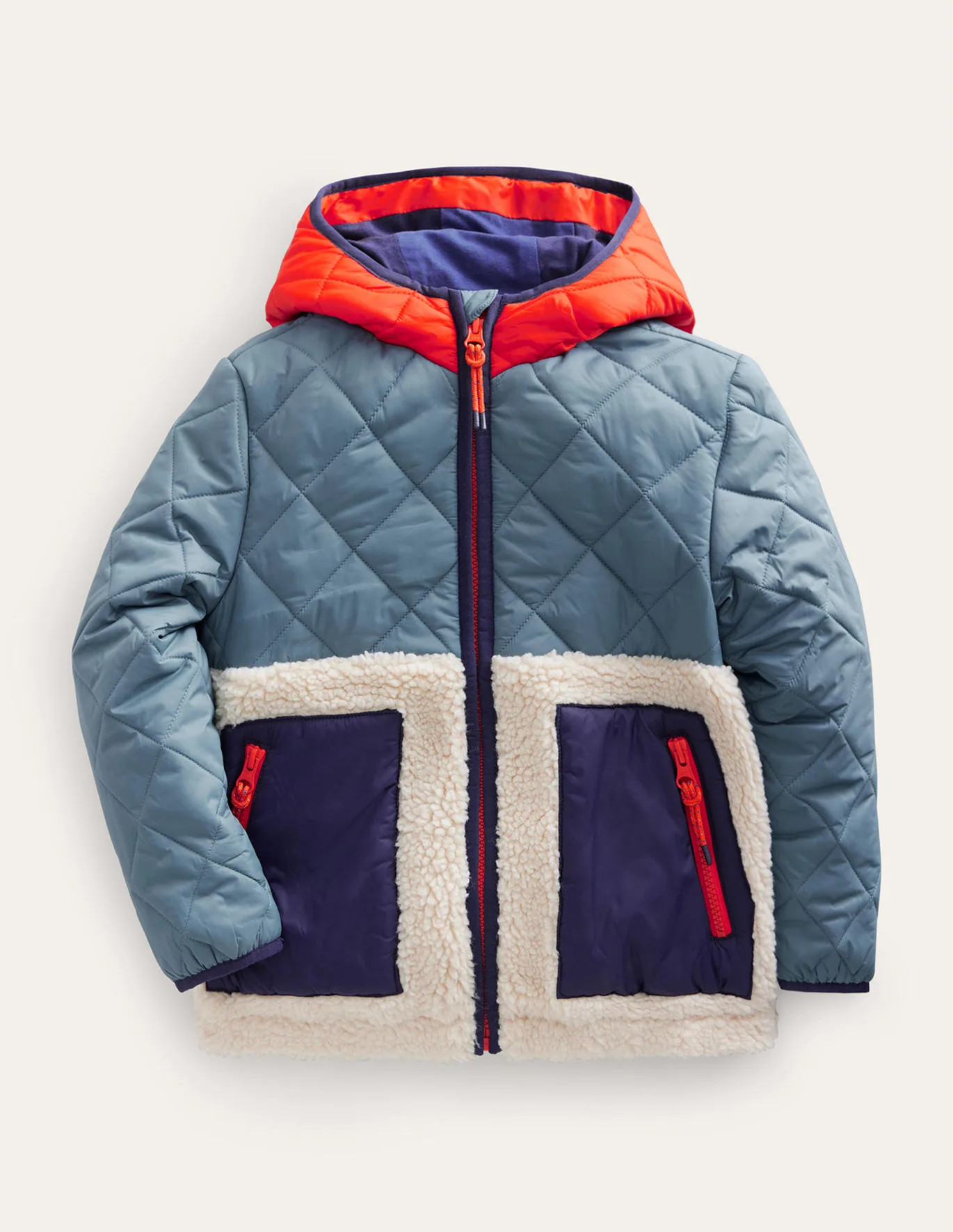 Borg Mix Jacket | Boden (US)