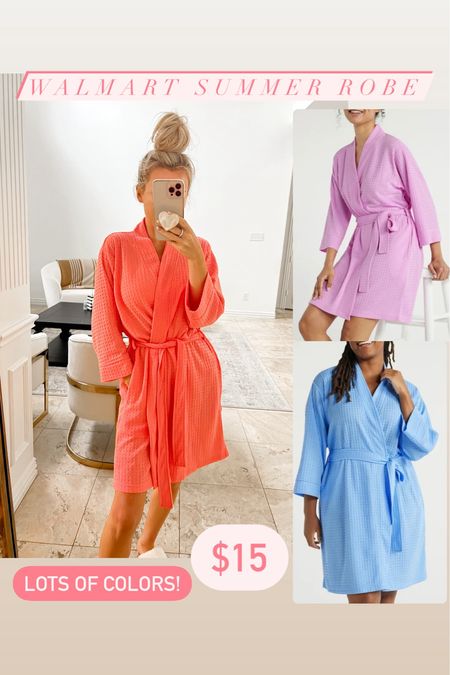 Walmart fashion. Walmart robe. Under $15! Loungewear 

#LTKstyletip #LTKfindsunder50