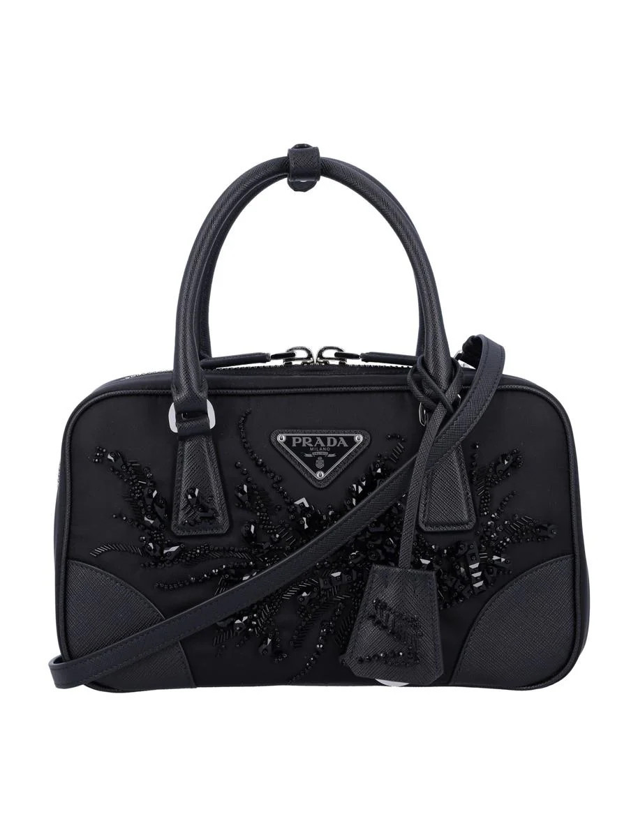 Prada Embellished Handle Bag | Baltini