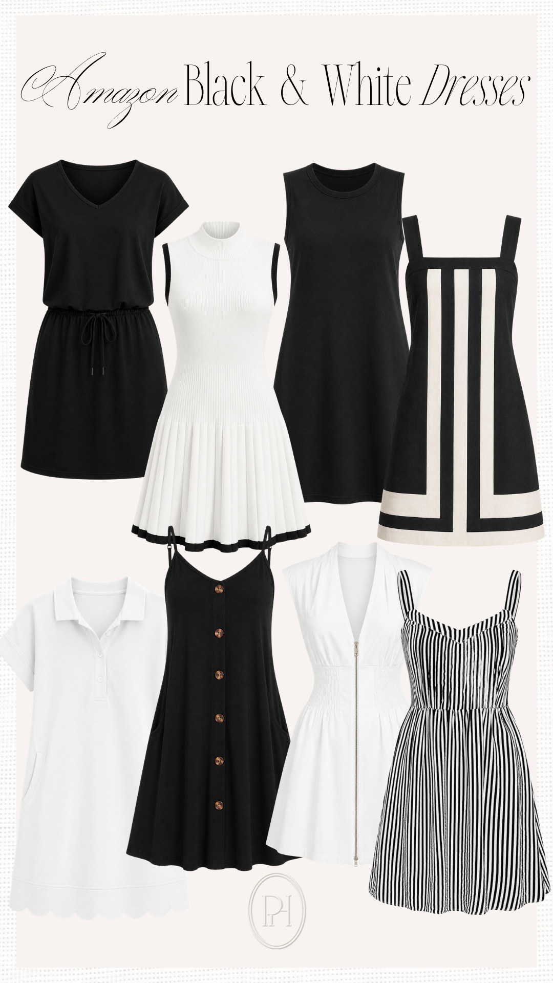 Casual black and white dresses from Amazon that are perfect for summer!

summer dresses, mini dresses, black dress, white dress, striped dress, a-line dress, casual dress, body con dress, little black dress, summer fashion, summer style, summer looks, summer outfit 

 #LTKgrwm #LTKootd #LTKSeasonal