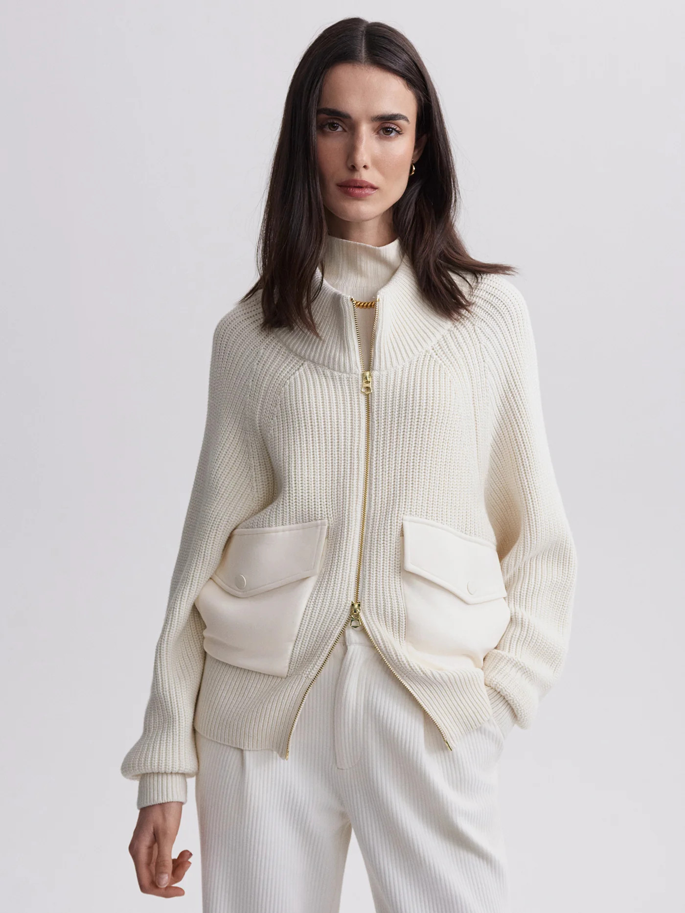 Tessa Zip-Through Knit Jacket | Varley US