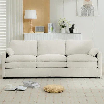 Upholstered 3-Seater Sofa, Oversized Comfy Cloud Sofa, Comfy Sofa | Wayfair North America