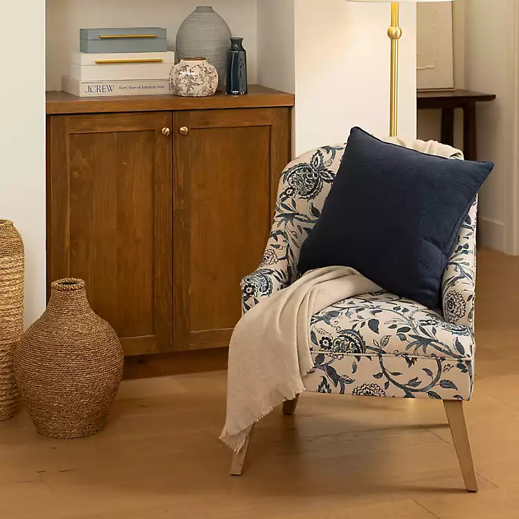 Blue Floral Aubrey Accent Chair | Kirklands
