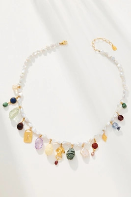 Chan Luu Eve Charm Gem Necklace | Anthropologie (US)