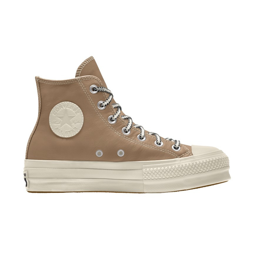 Custom Chuck Taylor All Star Lift Platform Leather By You | Converse (US)