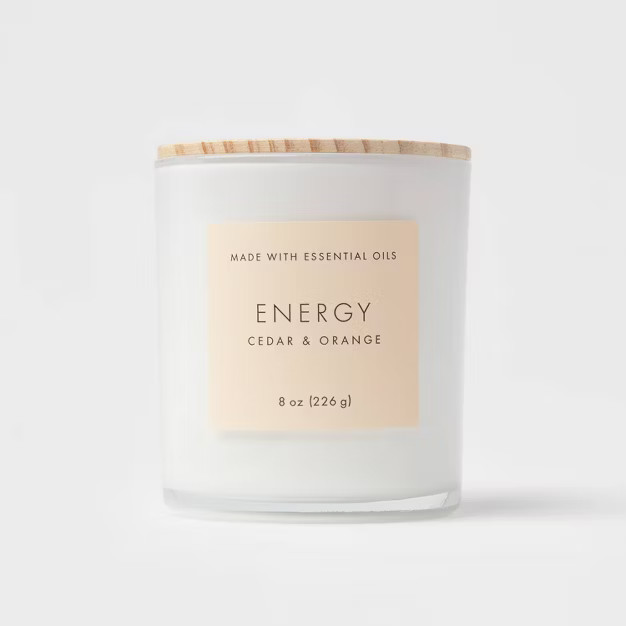 Wood Lidded Glass Wellness Energy Candle - Project 62™ | Target
