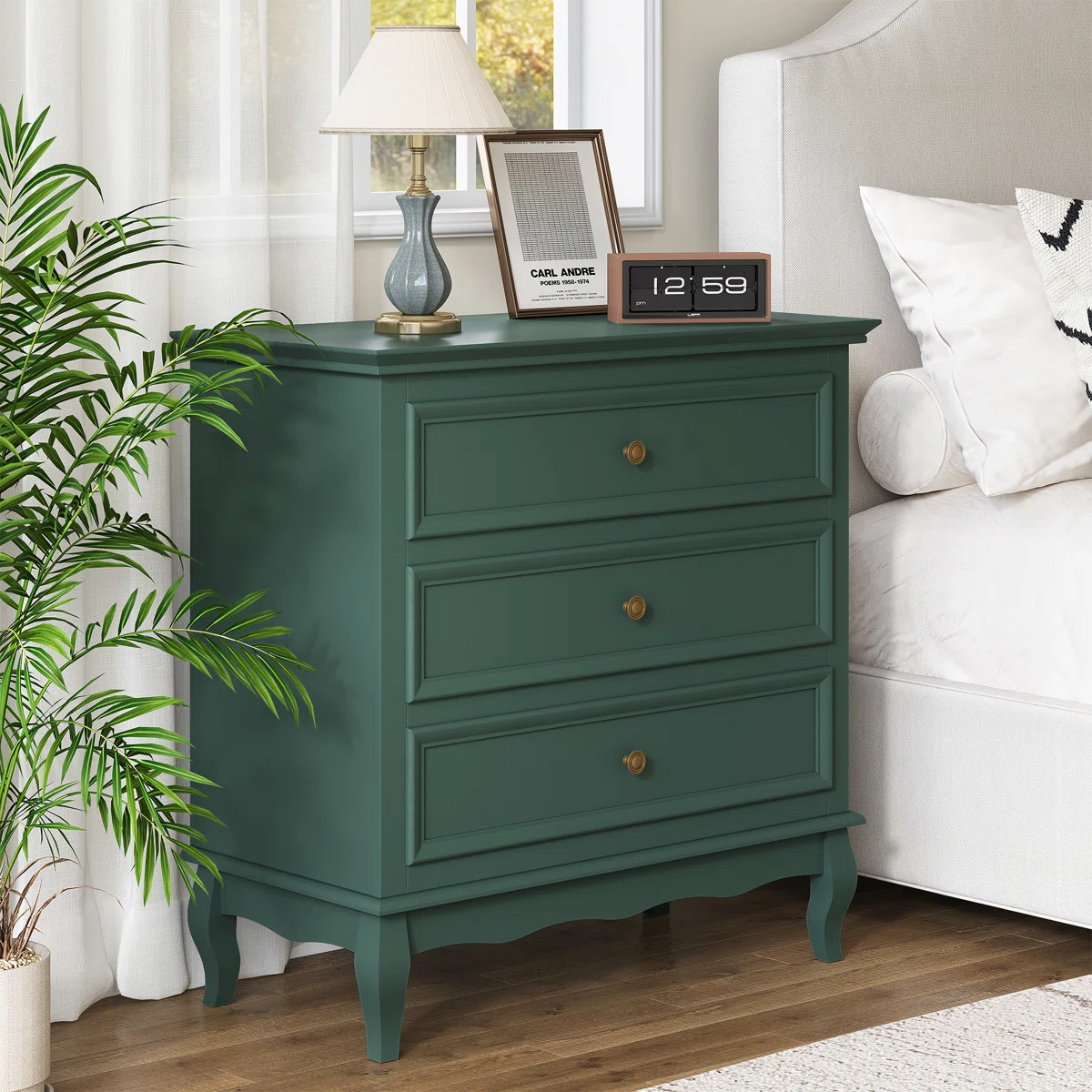 Blane 31.5" H X 31.5" W Manufactured Wood 3-Drawer Dresser | Wayfair North America