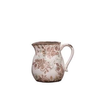 6.25" Crackle Floral Ceramic Tabletop Pitcher by Ashland® | Michaels Stores