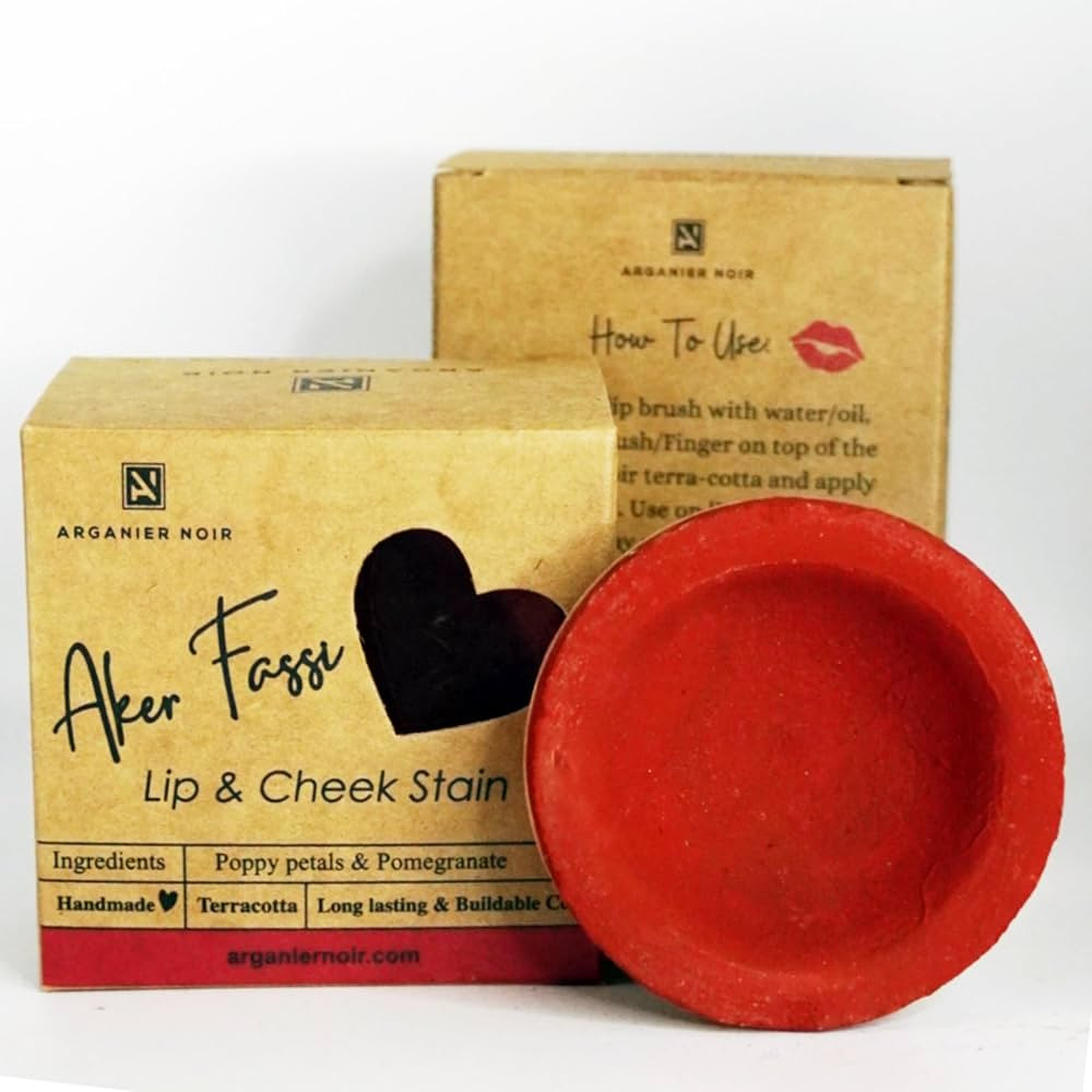 Arganier Noir Aker Fassi Lip and Cheek Stain- long lasting buildable Color | Amazon (US)