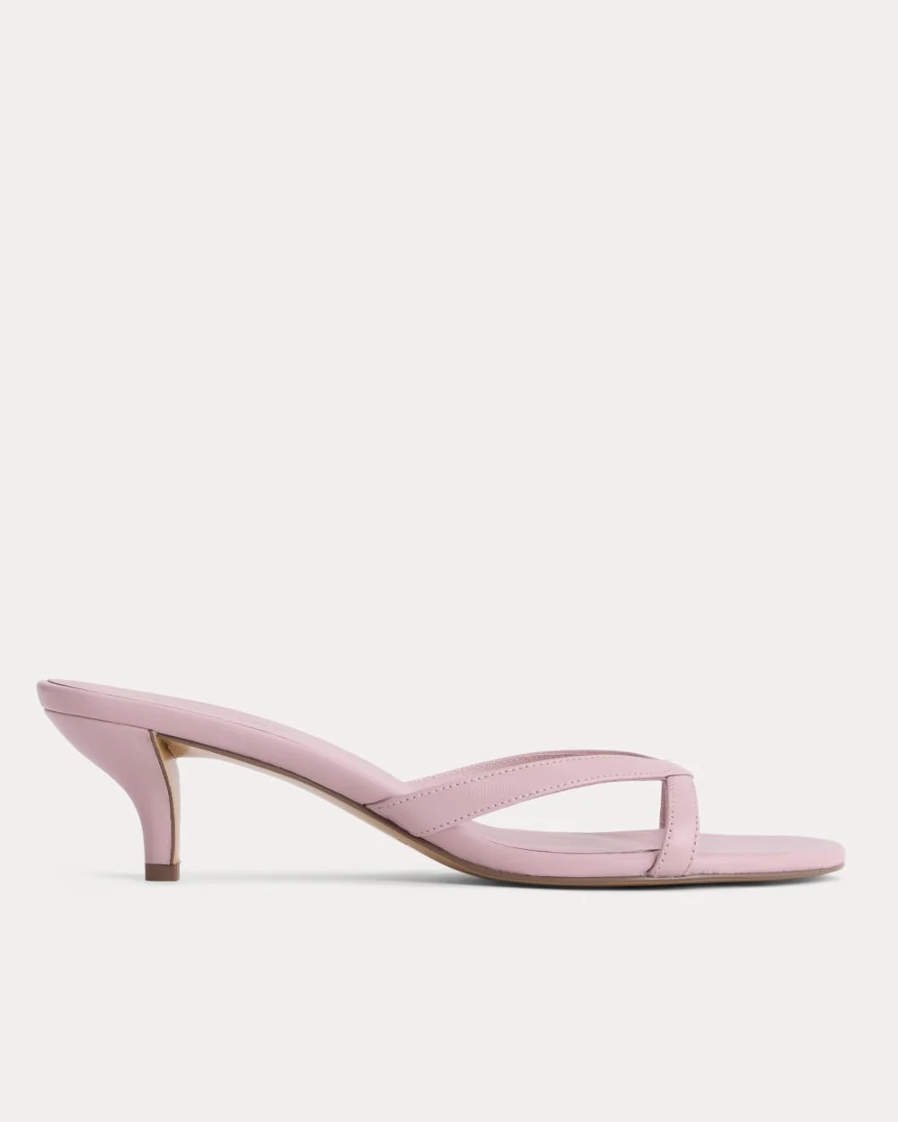 Sculpted Heel Sandal | Pale Mauve | Everlane