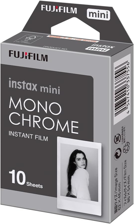 FUJIFILM Instax Mini Monochrome Film - 10 Exposures | Amazon (US)