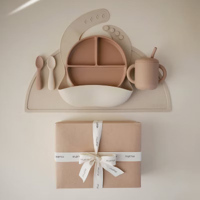 Mushie Stage 2 Feeding Kit (Natural / Shifting Sand) | Target