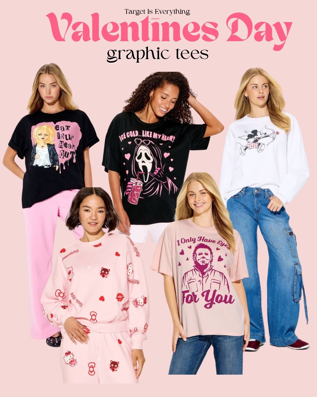 New graphic Valentines Day styles at Target!

Target, Valentines, Galentines, Target Finds 

#LTKootd #LTKFindsUnder50