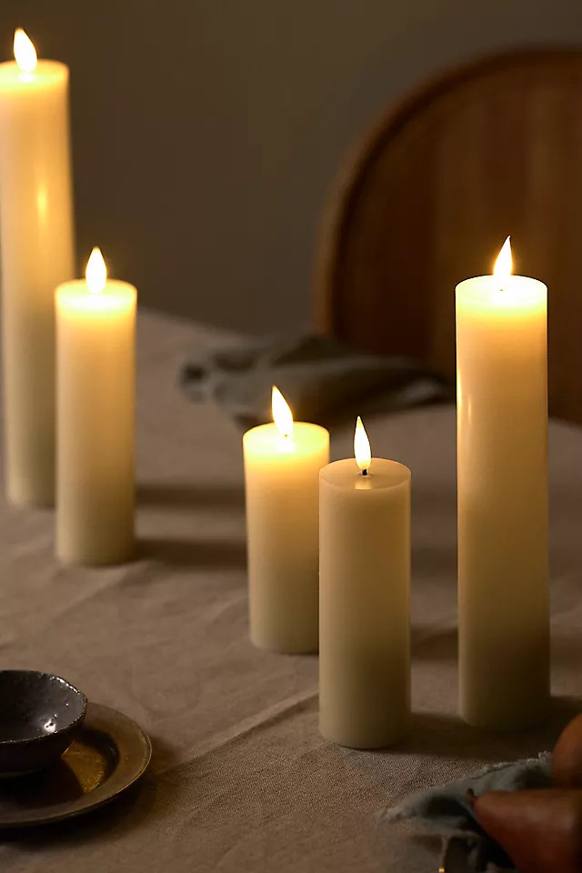 Stargazer Flameless Pillar Candle, Size: 6" at Terrain | Terrain