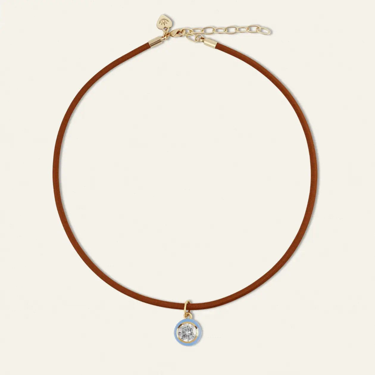 Bezel Clasp Cord Necklace | HART
