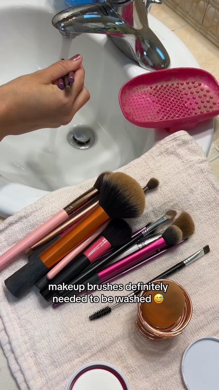 Clean with me! These are my favorite makeup brush cleansers!!

#cleaning #organization #home #spring #homedecor #bathroom #makeup #skincare #beauty 

#LTKhome #LTKbeauty #LTKfamily